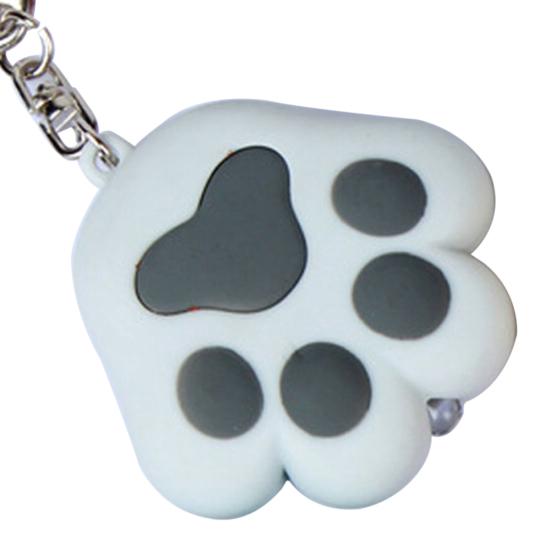 Коготь плюшевый шар кулон женщин светодиодный автомобиль брелок украшение брелок