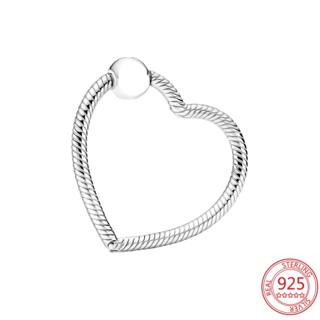 925 Sterling Silver Glass Beads Charms for Jewelry DIY Making Fit Original Bracelets Bangles for Women Gift