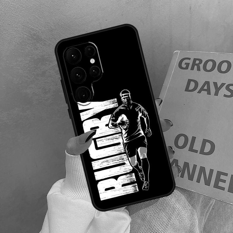 Rugby Case For Samsung Galaxy S25 Ultra S20 S21 S22 S23 S24 Ultra S9 S10 Plus S25 FE Cover Coque