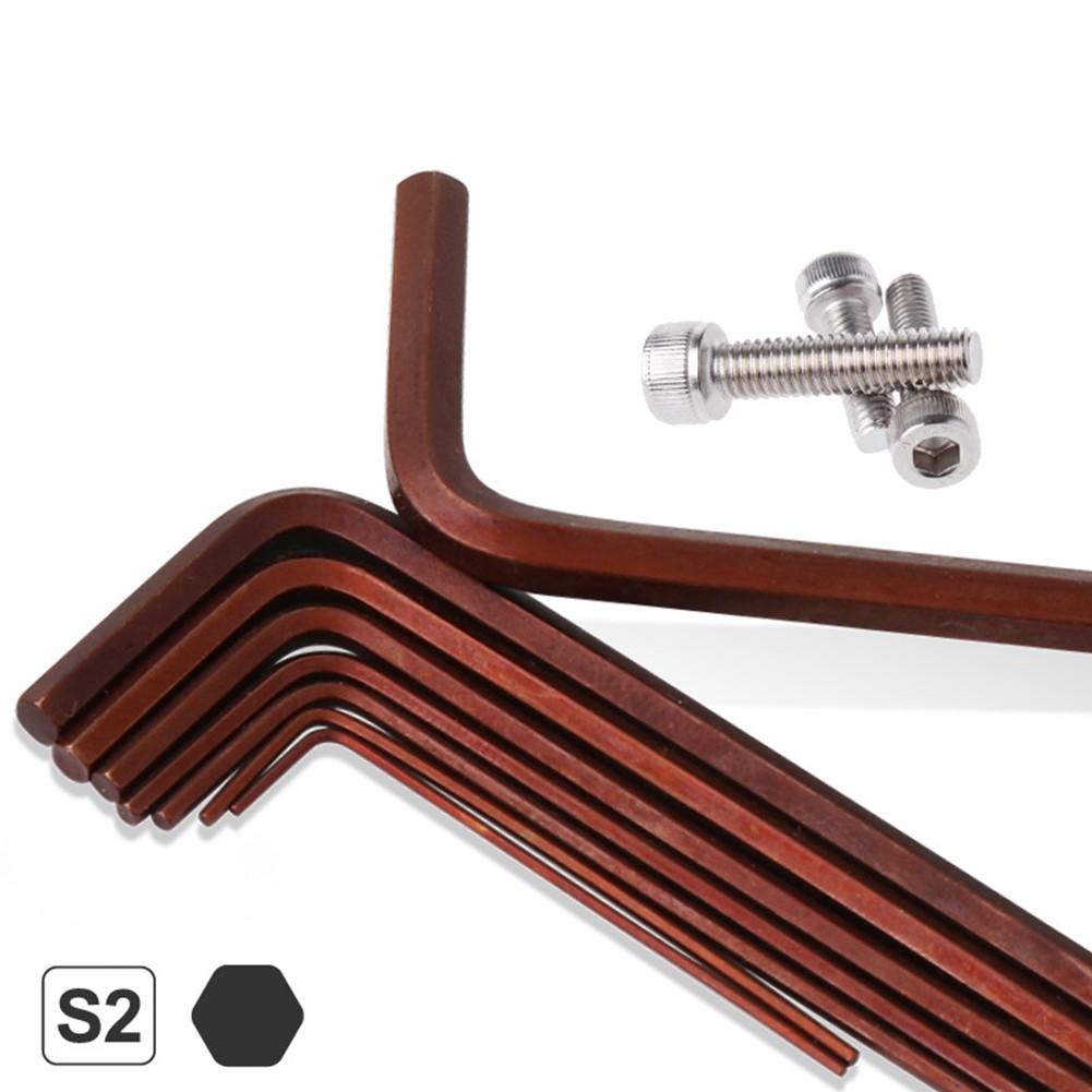 Универсальный и прочный набор из 8 маленьких шестигранных ключей для точного обслуживания