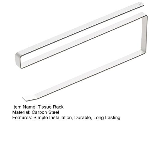 Держатель для рулона бумаги, вешалка для полотенец, прочная несущая способность, устойчивая к ржавчине, простая установка, не требующая перфорации, подвесная полка для хранения