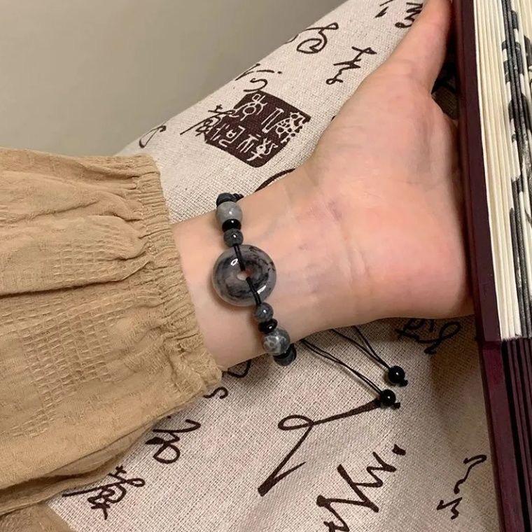 Браслет из плетеных бусин в китайском стиле: Унисекс Украшения ручной работы с дизайном в национальном стиле