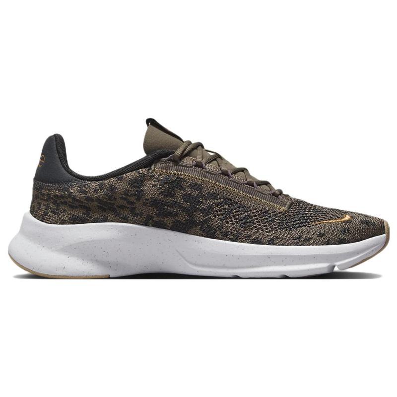 Nike Женские кроссовки SuperRep Go 3 Next Nature Flyknit Premium 'Оливково-серый металлик медный' DQ4679-001