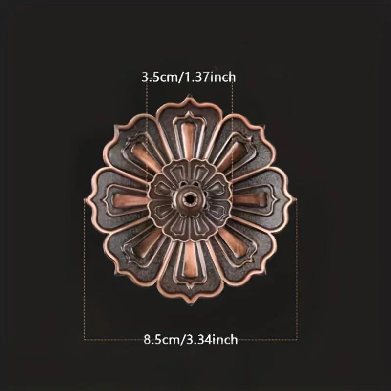 1 шт. Пористый лотос для втыкания благовоний Дзен Подставка для втыкания линейных благовоний Аксессуары Подставка для благовоний из сандалового дерева Тарелка-подставка для благовоний