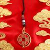 Китайские круглые ювелирные изделия Jinbao брелок подвеска металлические аксессуары декоративный кулон подарки для мужчин и женщин