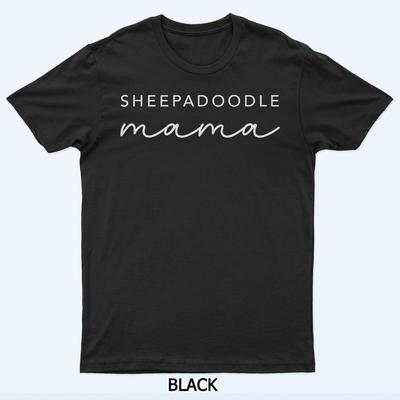 Женская милая футболка для любителей собак Sheepadoodle Mama