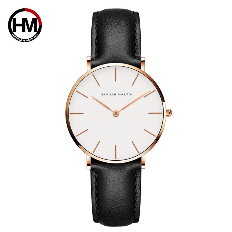 Ladies Watch Waterproof 36mm Dial Design Simple and Versatile Watch