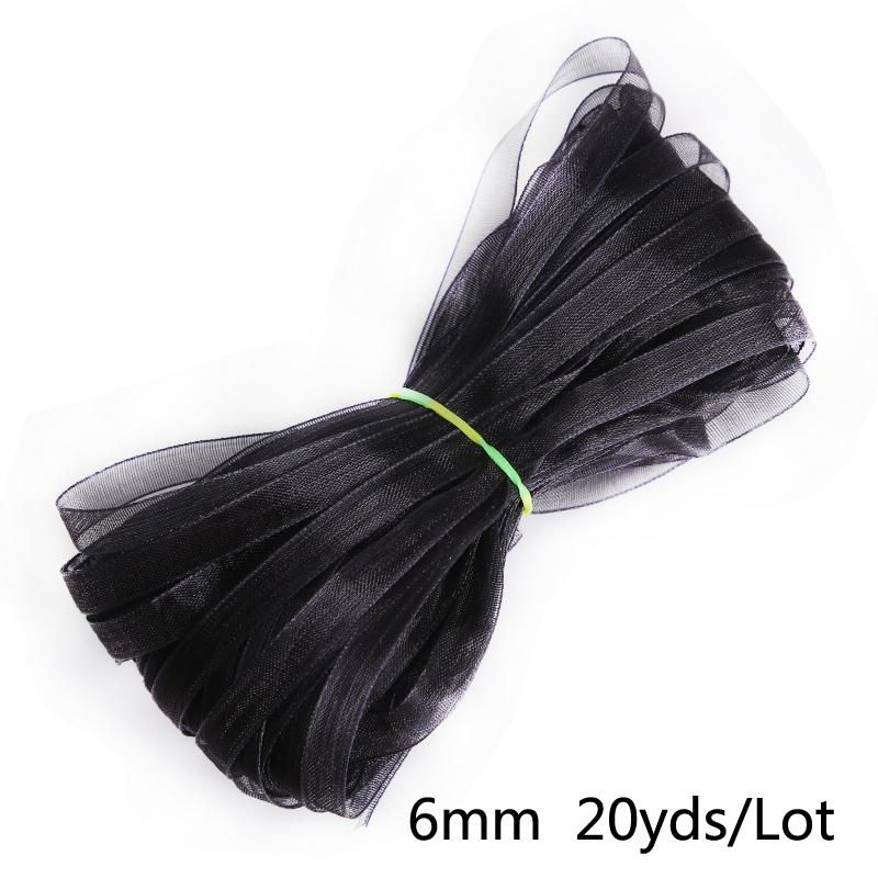 Шелковая лента из органзы, 50 ярдов, 15 мм, 50 ярдов, рулон шифона, швейная ткань, аксессуары, подарочная упаковка для рукоделия