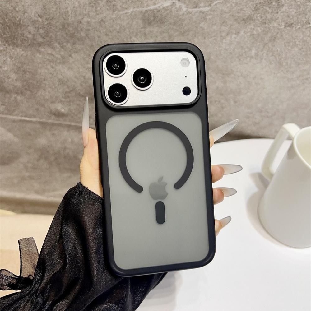 Luxury for Magsafe Magnetic Phone Case For iPhone 17 Pro Max Air 16 15 13 12 Smooth Skin Feel Matte Shockproof Protective Cover