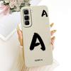 For Infinix Hot 70 5G X6895 Case New Design Letters A-Z Silicone Back Cover For Infinix Hot70 HOT 70 5G Phone Cases Bumper