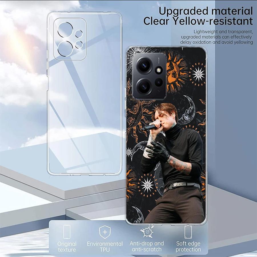 Band B-Bad O-Omens Phone Case For Redmi Note 14 15 Pro 5G 13 12 Pro Plus 11 11T 11E 11S 10 Pro 10S 9 9S Cover Cell Clear TPU Cap