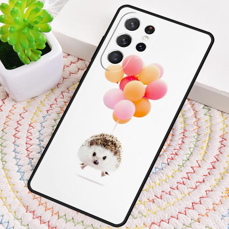 Силиконовый чехол для телефона с ежиком и шариком Для Samsung Galaxy note 10 pro S26 S25 S24 S23 S22 S21 Plus S25Ultra Capa Cover