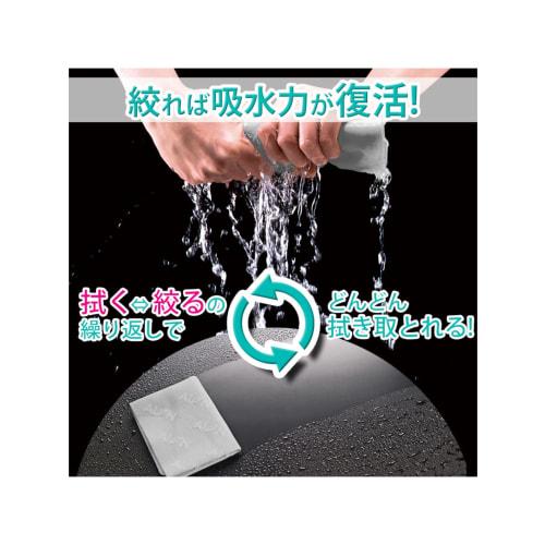 Aion Super Absorbent Cloth, Gray, Maximum Absorbency of Approximately 140ml, 1 Sheet, Made In Japan, PVA Material, Instantly Restores Absorbency, Prev