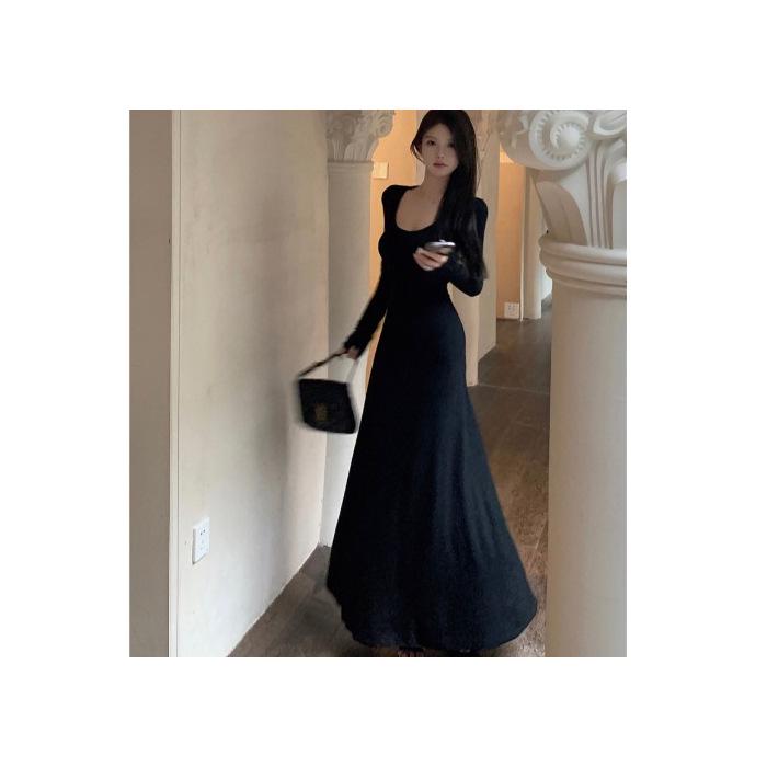 «Элегантное платье с длинными рукавами и фасоном «рыбий хвост»: «Идеальная посадка и соблазнительный силуэт для женщин»