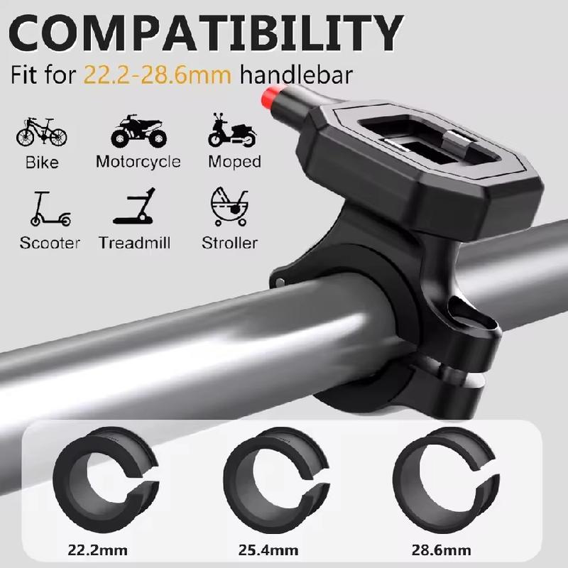 Touch Screen Bike Scooter Handlebar Phone Case Bag Waterproof Bicycle Motorcycle MTB Cellphone Mount Stand Quick Lock Release