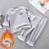 Winter Kids Thermal Underwear For Baby Children Clothes Suit Thick Thickened Autumn Toddler Homewear Boy Girls Pyjamas Sets