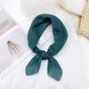 Cotton And Linen Small Square Scarf Silk Scarf Women'S Spring And Autumn New Style Artistic And Versatile Fashionable Temperament Headband Scarf