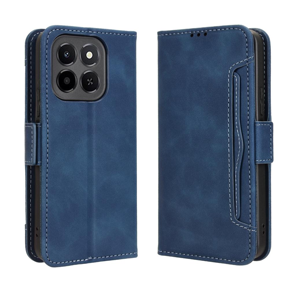 For Honor X6c 4G Leather Case Phone Wallet Cover with Multiple Card Slots