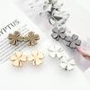 1Pair Four Leaf Clover Tightener Adjustable Waist Buckle For Jeans No Sewing Required Button Removable Pants Skirts Waist Button