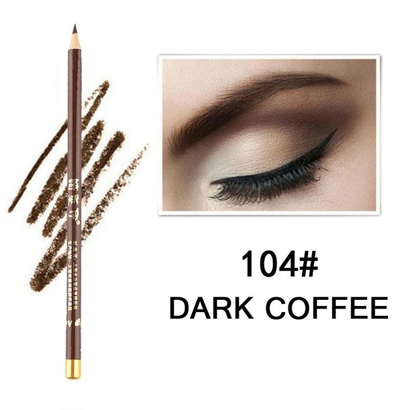 Eyebrow Enhancer 100% Sweat&Waterproof Eyebrow Pencil Pen Eye Brow Dark Brown Eye Pencil 1 Pc