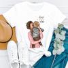 Mother's Day Themed Printed Simple Plus Size Women's Clothing Letter Women's Style Pure Cotton Round Neck Short Sleeved T-Shirts Women’s