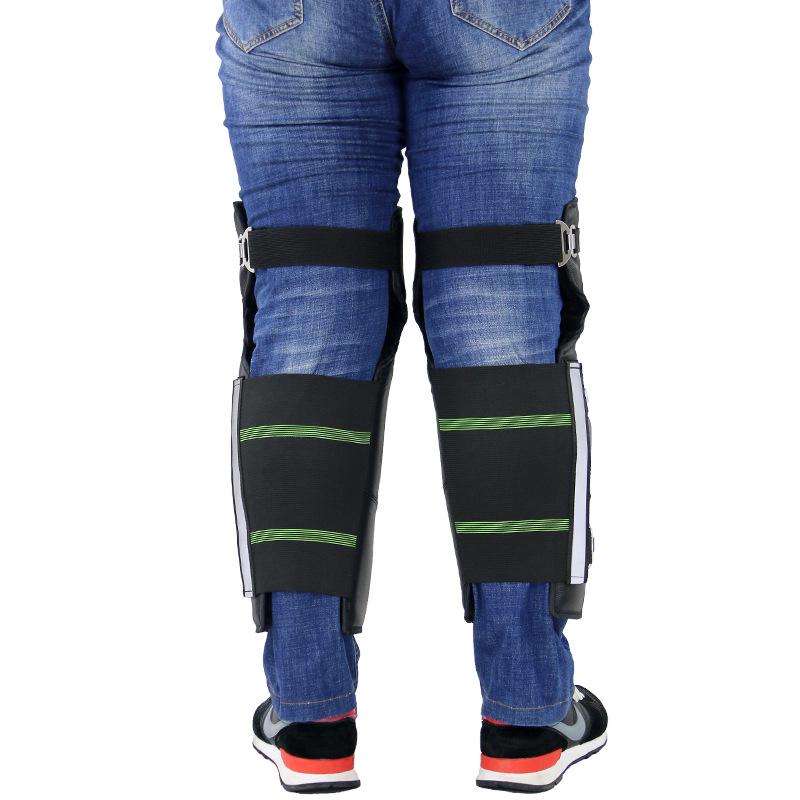 LMoDri кожаные шерстяные мотоциклетные наколенники унисекс теплые зимние для езды на холоде ветрозащитные наколенники для электрического велосипеда