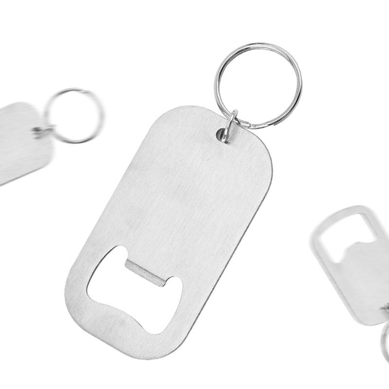 1 шт. креативный брелок для открывания бутылок из нержавеющей стали
