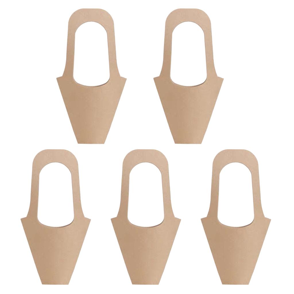 Ручка Крафт-бумажный пакет Прочные и стильные бумажные пакеты для цветов и упаковки подарков Сумка