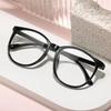 Glasses Students Can Be Equipped with Degrees, Plain Face, Large Frame, Anti-blue Light, Eye Protection, Flat Glasses, Thin and Versatile