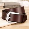 Trendy Casual Pu Leather Jeans Waistband For Men Classic  Punched Belt Durable Versatile Simple High-End Belts Gifts