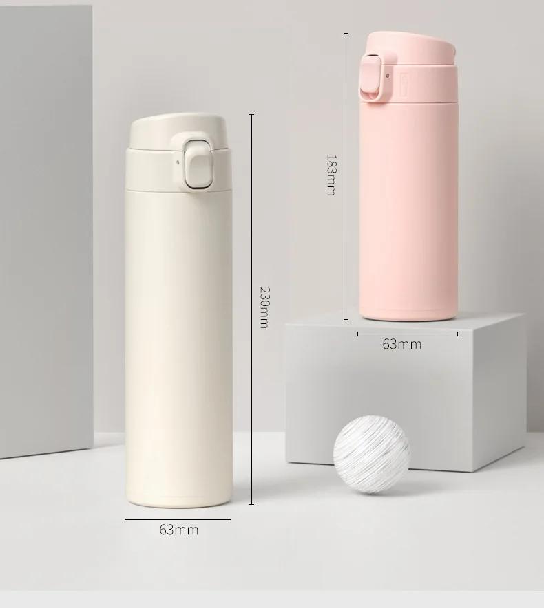 320ml/450ml Stainless Steel Thermos Bottle Portable Vacuum Flask Insulated Water Bottle BPA Free Food Thermos Travel Coffee Mug