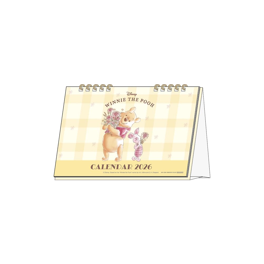 Sunstar Stationery Disney 2026 Desk Calendar Winnie the Pooh S8521492