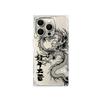 Прозрачный квадратный чехол-накладка для iPhone 11 16 ProMax 14 Pro Max 12 15 Plus 13 Защита от кислорода, рисунок свирепого дракона