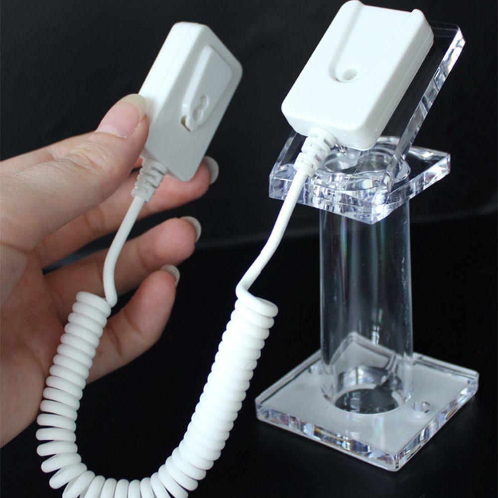 Wire Cable Cord Transparent Combination Anti-theft Durable Demonstration Bracket Display Holder Phone Base Mobile Phone Stand