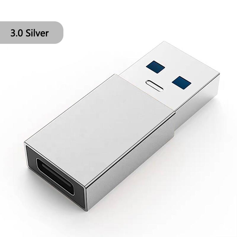 USB C 3.0 Адаптер Type C на USB 2.0 для мобильного телефона, Male to Female, USB C Конвертер, USB Type-C Конвертер для ПК, ноутбуков