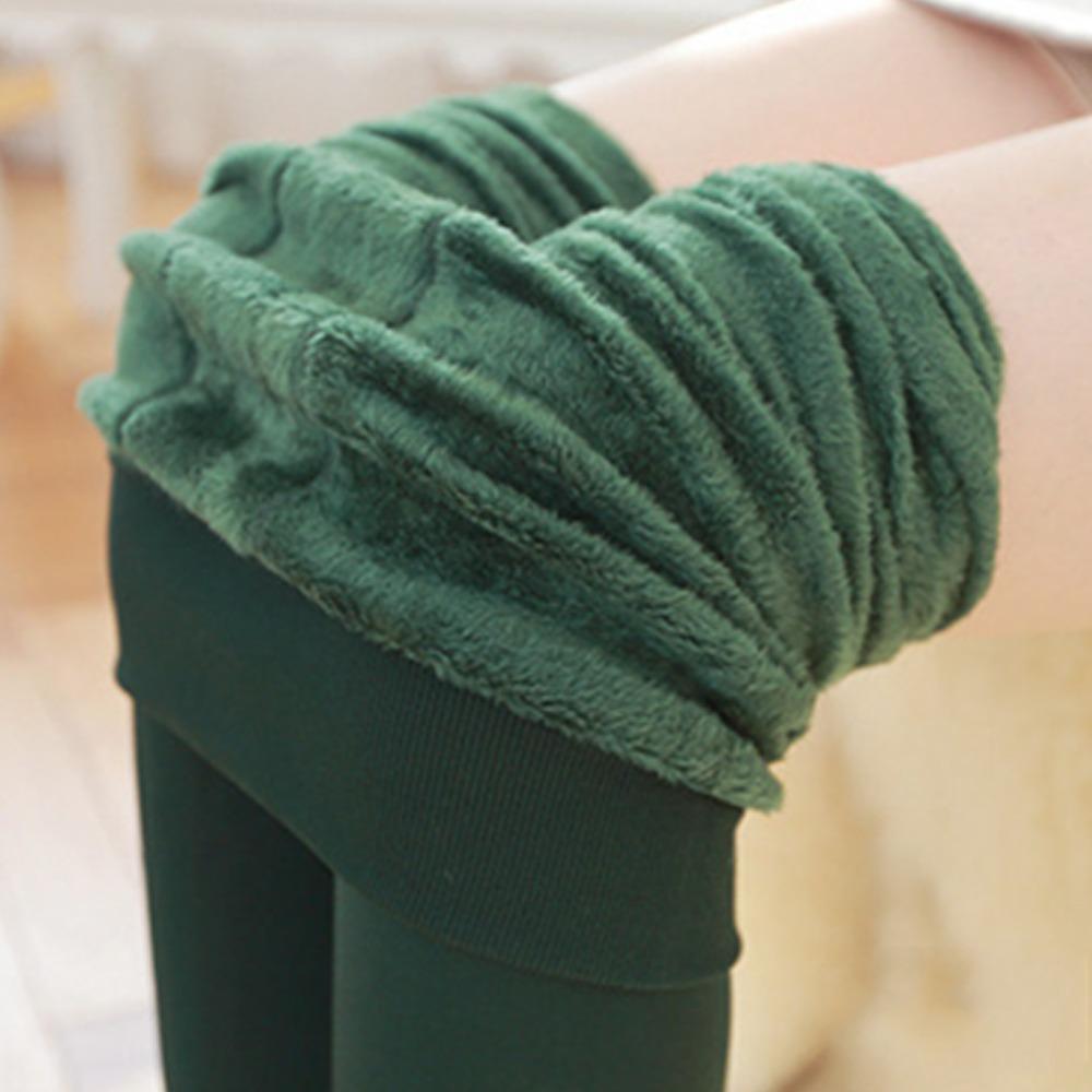 Thickened Fleece Lined Leggings Elastic Thermal Leggings Winter Velvet Leggings Autumn Winter