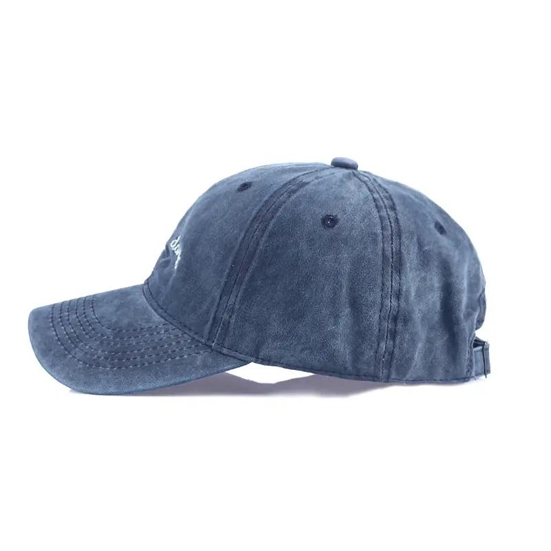 Вышитая стираная снэпбэк кепка бейсболка Hip Hop Hat Man Винтажные папины кепки для мужчин и женщин кепки