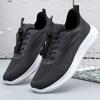 Men's Shoes Spring New Middle-Aged and Elderly Walking Shoes Soft Bottom Comfortable Shoes for the Old Couple Flying Woven Sports Men's Shoes