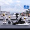 Polyvinyl Chloride 3Pcs Astronaut Action Figurine Home Decor Astronaut Statue Study Office Desk Decor Showpiece Gift Decoration Accessories