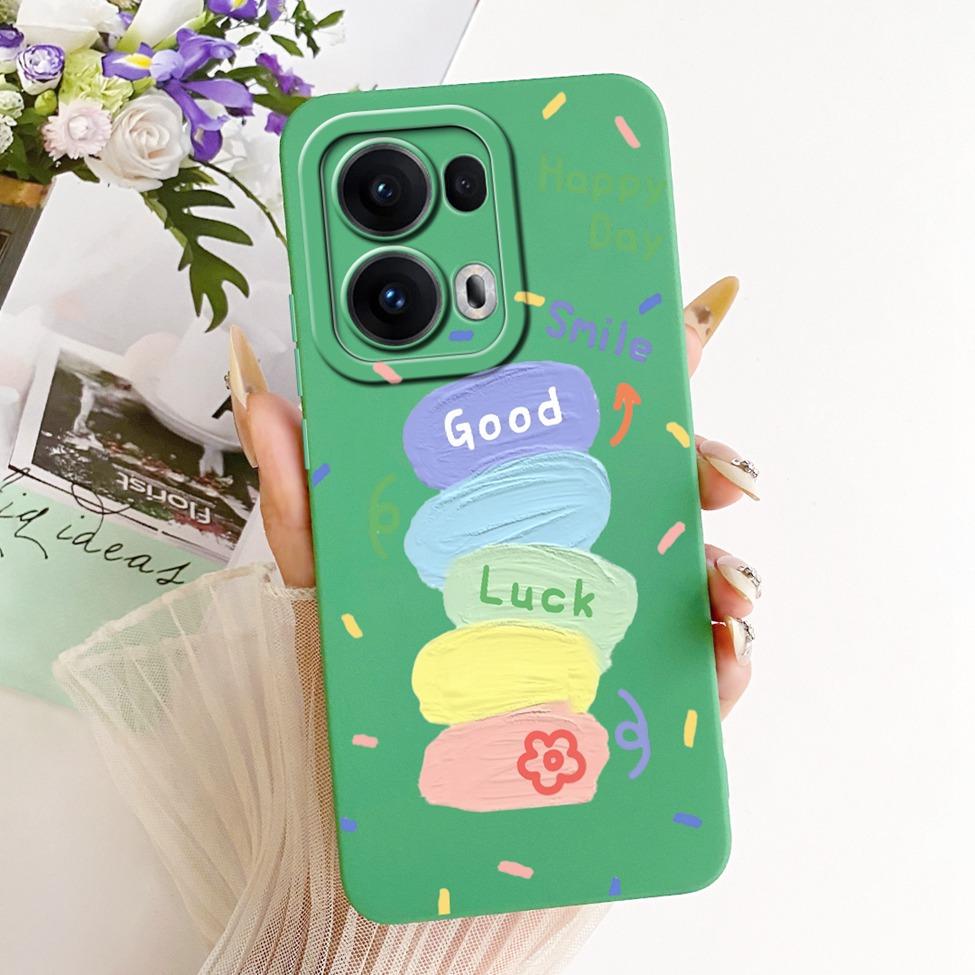 Чехол для Oppo Reno 13 Pro Силиконовый Роскошный Модный Крутой Кавайный Милый Расписной Чехол для Oppo Reno13 Pro CPH2697 PKK110 Корпус