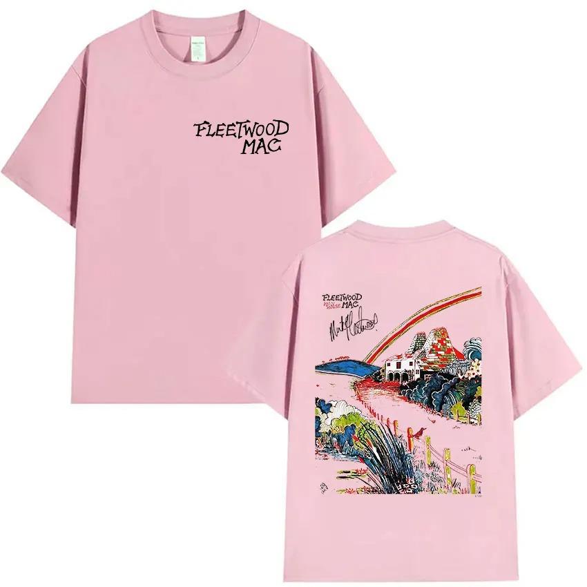 Rock Band Fleetwood Mac 2026 Tour Merch TShirt Unisex Harajuku Style Vintage TShirt 100 Cotton Loose Fit Streetwear Tshirt