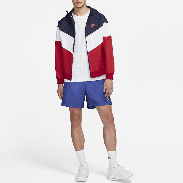Nike Куртки Мужские Темно-синие С капюшоном Умеренные Другие DC4113-441