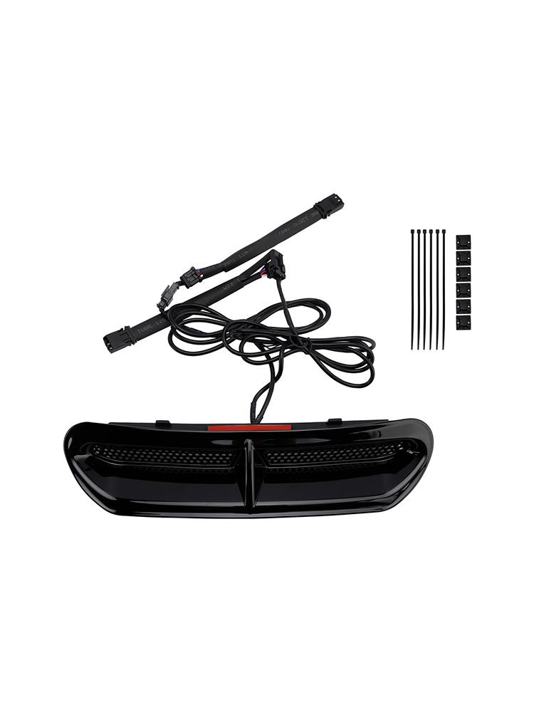 Front Fairing Air Vent LED Light For Touring Street Glide 2014-2024 Black