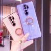 Роскошный зеркальный чехол с кольцом-держателем для Xiaomi Redmi Note 8 Pro Note8 T 8t 8pro 9 9T K40 K30, мягкая силиконовая задняя крышка с покрытием-подставкой