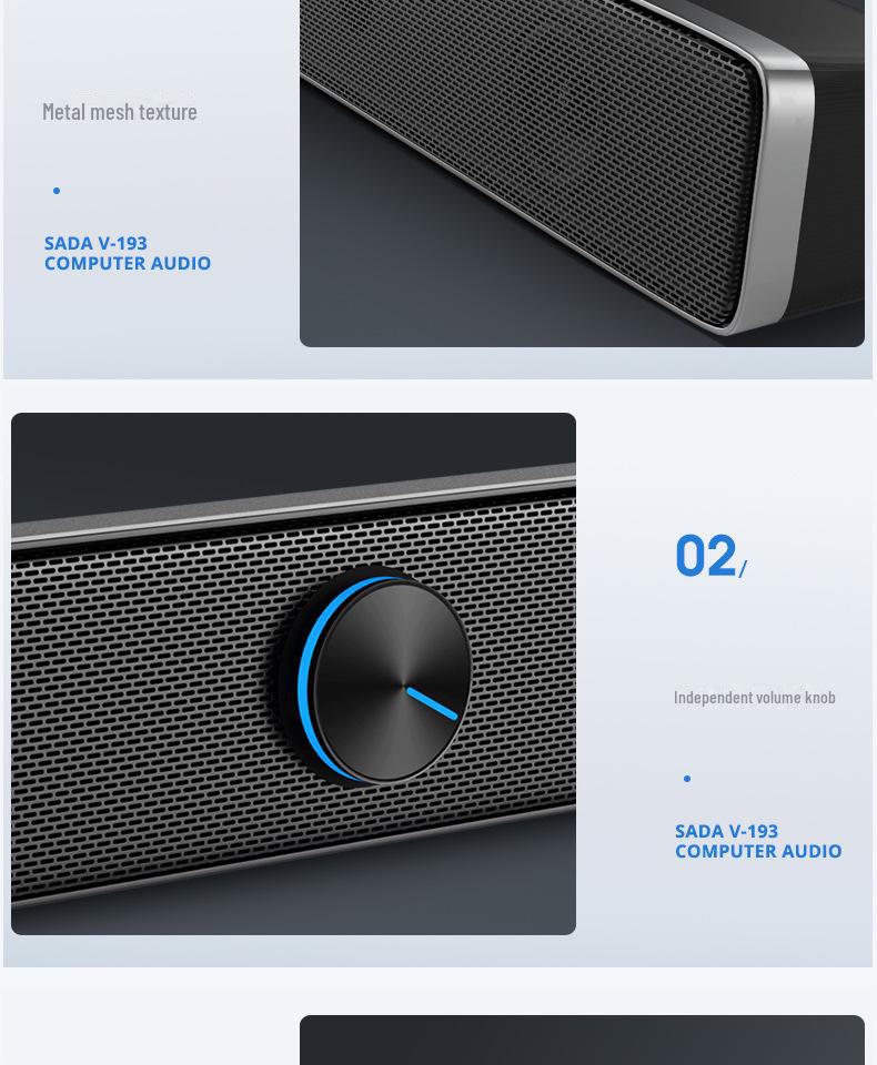 SADA V-195 настольный и мобильный мини-сабвуфер