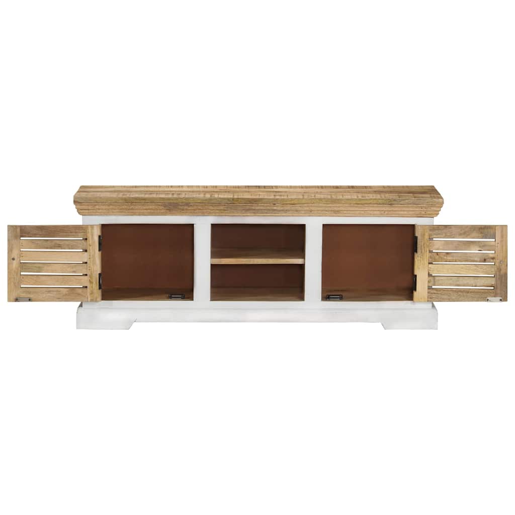 Vidaxl Szafka Pod Tv, 110X30X40 Cm, Lite Drewno Mango