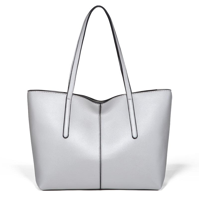 2022 Новая женская сумка-тоут из ПУ большой вместимости