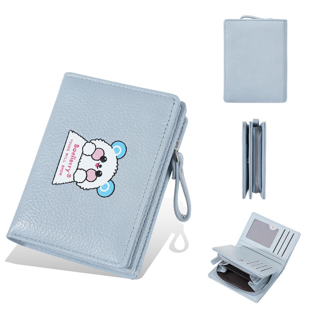 Ladies Wallet With Cartoon Pu Material For Daily Use And Card Storage