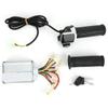 36V1000W Brush E Bike Controller and Multifunction Thumb Throttle Grip Set with Lock Electric