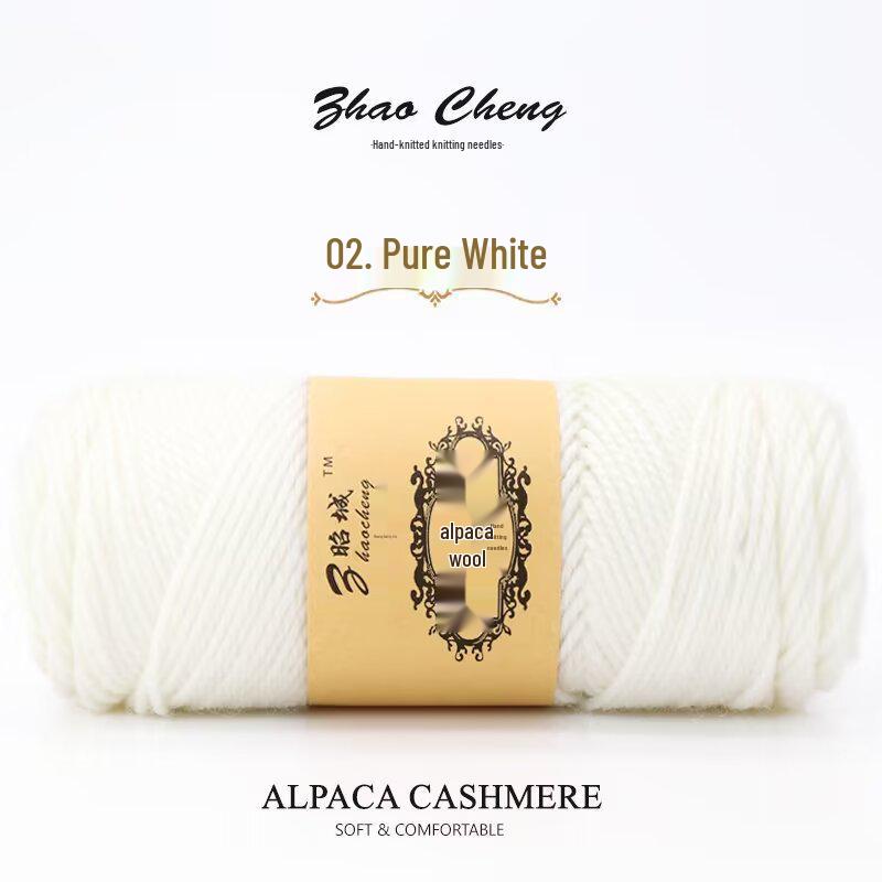 Шарф-подушка из альпаки ручной вязки – Средней толщины, Мягкий, Сделай сам, Крючком